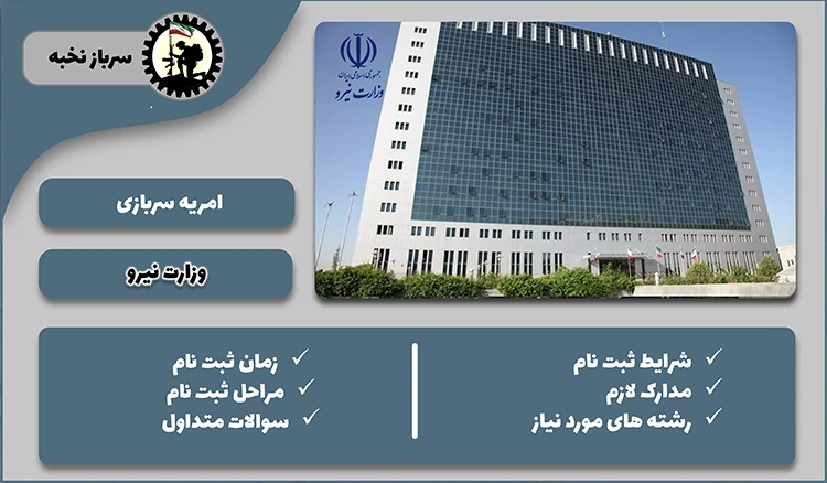 امریه وزارت نیرو 1404  + شرایط + لینک ثبت نام